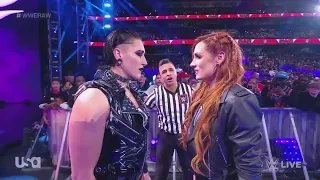 Becky Lynch Confronts Bayley