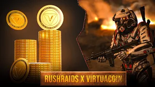 Virtuacoin - Rushraids Crypto Game | Play 2 Earn | Blockchain Games | In Game Trailer | 2022