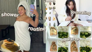 day in my life: working out, meal prep, journaling, meditation, & self care | MAI PHAM