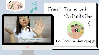 La famille des doigts (Finger Family French Song) with 123 Petits Pas