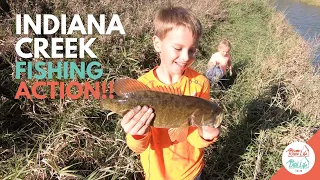 Indiana Creek Fishing - Fall 2022 Action