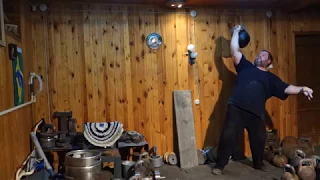 72,5 KG KETTLEBELL PRESS LONG CYCLE 3+2 REPS ЖИМ ГИРИ 72,5 КГ ПО ДЦ 3+2 РАЗА