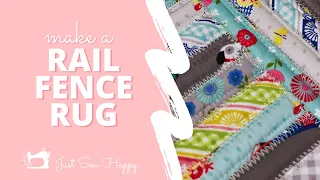 Rail Fence Rug - Jelly Roll Day 2021