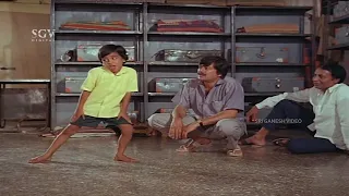 Master Anand Acting Like Dr. Rajkumar, Vishnuvardhan and Ambarish | Gowri Ganesha Kannada Comedy
