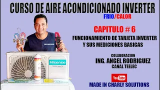 CURSO DE AIRE ACONDICIONADO SPLIT INVERTER CAP # 6  COMO FUNCIONA LA TARJETA INVERTER Y MEDICIONES
