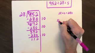 Dividing 2-digit divisors using partial quotients