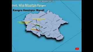 Ch-3 Mountain Ranges Himachal Pradesh  Part 2 || हिमाचल की पर्वत श्रेणीयां || Geography of himachal
