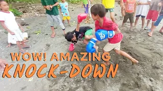 Raw Footage Boxing Match Mini Pacman vs Gong2x | Maliit vs Malaki sa Boxing Nag Harap - Beach Boxing