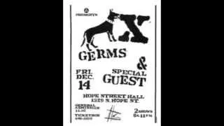 The Germs live Hope Street Hall 12/14/79