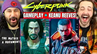 CYBERPUNK 2077 - Official Gameplay & Johnny Silverhand | TRAILER REACTIONS!!