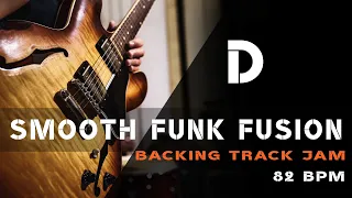 Smooth Funk Fusion Backing Track/Guitar Jam in D [Looking Back]