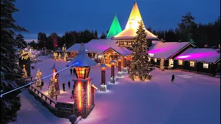 Santa Claus Village 🦌🎅 in Rovaniemi Finland in Christmas-time Arctic Circle home of Father Christmas