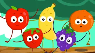 Five Little Fruits, Numbers Song and Preschool Song for Babies
