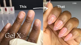 How to do Gel X nails at home | For Beginners ✅+ Born Pretty PR #gelx #diynails #bornpretty