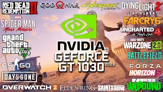 GeForce GT 1030 in 2023 - Test in 30 Games