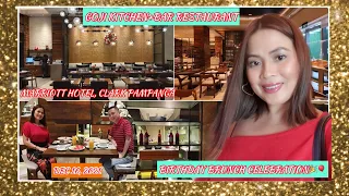 GOJI KITCHEN+BAR RESTAURANT// MARRIOTT HOTEL, CLARK PAMPANGA// BIRTHDAY BRUNCH// DEC 16, 2021