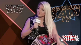 Alexa Bliss - Ronda Rousey reaction, WWE Tryout Joke, NXT Call Up, etc - Notsam Wrestling