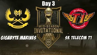 GAM vs SKT -  MSI 2017 Group Stage D3