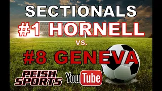 #1 Hornell Red Raiders vs. #8 Geneva Panthers Class B1 Boy's Varsity Soccer Quarterfinals