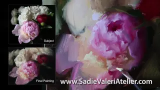 Painting Peonies Alla Prima Course (Sample Clip) - Sadie Valeri Atelier