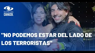 Petro "apoya a terroristas", dicen, entre lágrimas, padres de colombiana desaparecida en Israel
