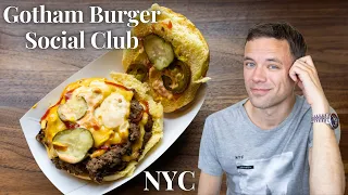 Eating at Gotham Burger Social Club. Best Smash Burgers in NYC?