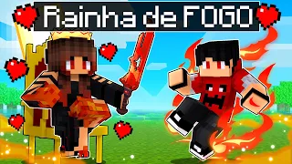 A RAINHA DE FOGO está APAIXONADA POR MIM no Minecraft