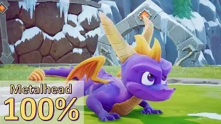 Spyro The Dragon Remastered | Metalhead 100% Walkthrough