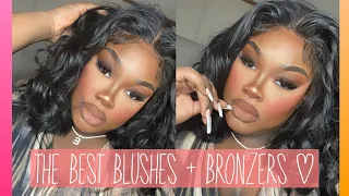 THE BEST BLUSHES, BRONZERS, AND HIGHLIGHTERS FOR BROWN SKIN! | My All-Time Favorites! Erica Danley