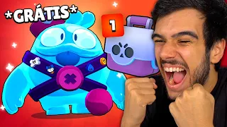 GANHEI O NOVO BRAWLER SQUEAK NA CAIXA GRÁTIS!! BRAWL STARS