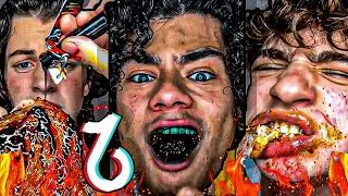 EXTREME Spicy Food TikTok Compilation #3 🥵🌶