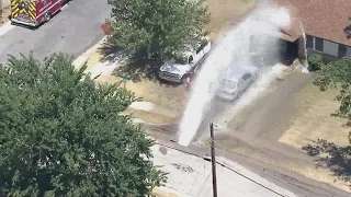 'Water just flushed in': Water main break leads to flooding at Dallas man's home