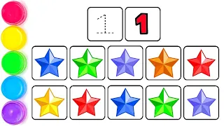 123 Counting Numbers | How to Count Numbers 1 to 10 Easy for Children - Ks Art