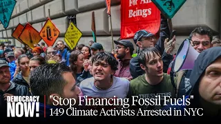 "Stop Financing Fossil Fuels": 149 Climate Activists Arrested Blocking NY Federal Reserve, Hit Banks