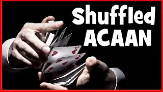 Shuffled ACAAN  Card Trick with Tutorial - Any Card At Any Number Berglas Effect
