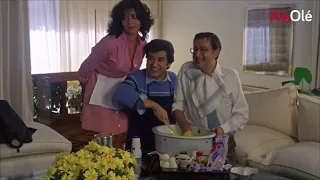 Andrés Pajares y Antonio Ozores preparan pasta en El currante (Mariano Ozores, 1983)