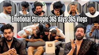 365 Days 365 Vlogs Emotional Journey Finally Hogai 🥺 Sab Rone Lage 💔| Fokats | Abresh & Zeeshan