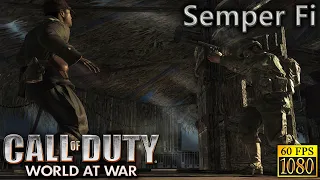 Call of Duty: World at War. Part 1 "Semper Fi" [HD 1080p 60fps]