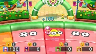 Mario Party 10 Mario Party #191 Toadette vs Waluigi vs Mario vs Daisy Mushroom Park Master Difficult