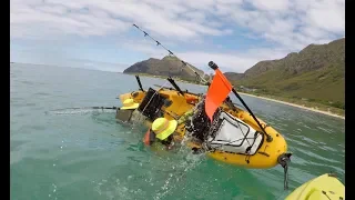 How to un-flip and re-enter your kayak