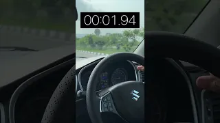 Maruti Baleno 0-100 Acceleration Test 🔥✅ #shorts #youtubeshorts #viral #trending