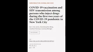 COVID-19 vaccination and HIV transmission among persons who inject drugs during the f... | RTCL.TV