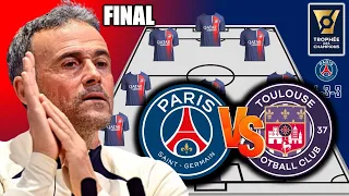 PSG vs Toulouse lineup predictions - Trophee des Champions 2024