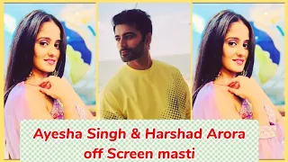 Ayesha Singh & Harshad Arora Masti Video |  Ghum Hai Kisikey Pyaar Meiin | Ayesha Singh