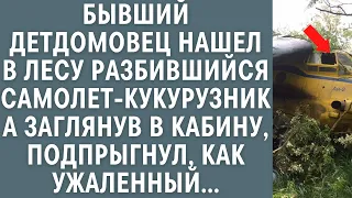 Бывший детдомовец нашел в лесу разбившийся самолет… А заглянув в кабину, подпрыгнул, как ужаленный…