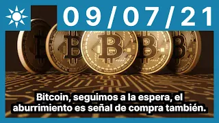 Bitcoin, seguimos a la espera, el aburrimiento es señal de compra también.