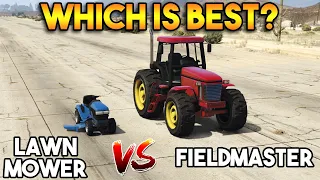 GTA 5 ONLINE : FIELDMASTER VS LAWN MOWER (WHICH IS BEST?)