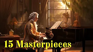 15 masterpieces of classical music from the greatest composers of the world: Mozart, Beethoven, Bach