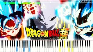 Dragon Ball Super OST - Dream Tag Match (Coordinated Attack) | Piano Tutorial