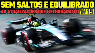 As atualizações que fizeram Mercedes parar de saltar e melhorar com Hamilton